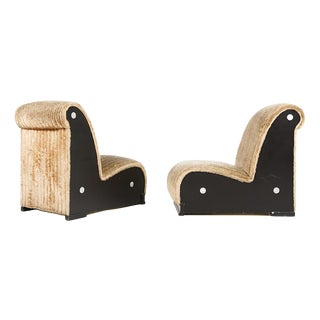 Mid-Century Modern Italian Chairs, 1970s, Set of 2 For Sale
