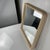 Mid-Century Modern Square Cream Plastic Mirror with Rounded Edges, 1970s-1980s For Sale - Image 3 of 12