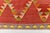 Red Vintage Wool Kilim Rug For Sale - Image 8 of 14