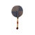 A beautiful beaded fan with colorful fabrics, cowrie shells and a wooden handle with a strap. In Yoruba culture, beads are...