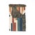 This Southwestern-style geometric woven throw blanket features oversized diamonds, stepped shapes, and contrasting stripes...