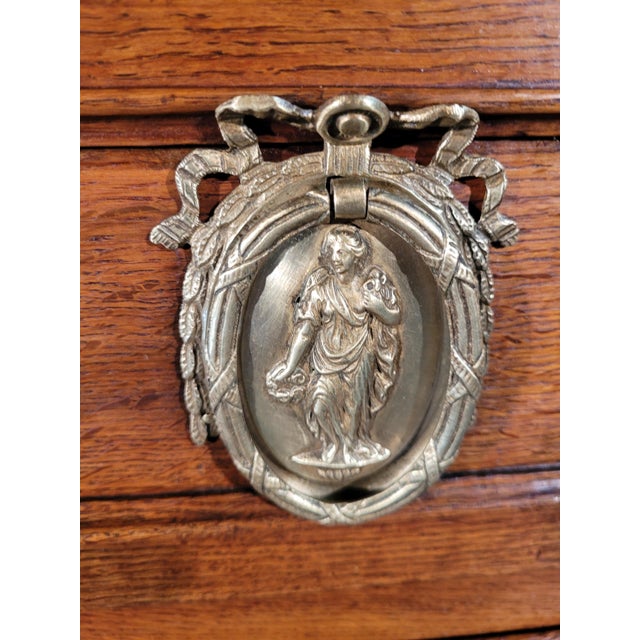 Louis XVI Oak Chest of Drawers For Sale - Image 12 of 13