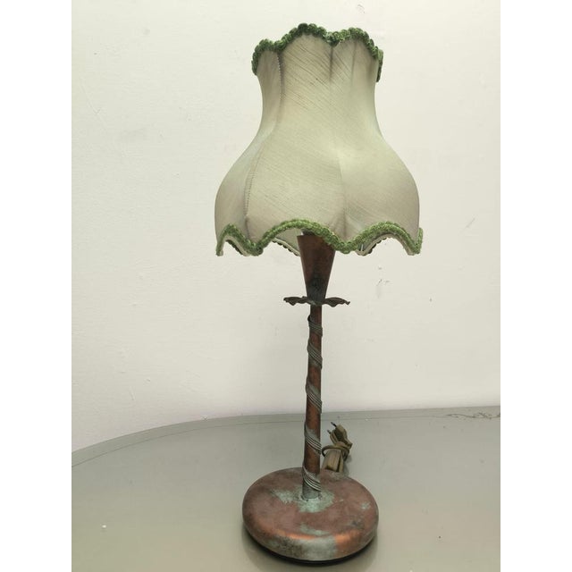 Vintage Classsical Lamp with Lampshade, 1980s For Sale - Image 6 of 11