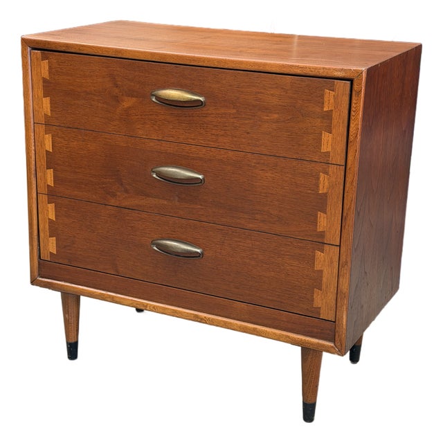 Vintage Mid Century Modern Lane Acclaim Record Holder Cabinet For Sale