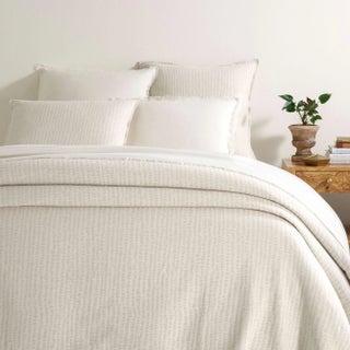 Pine Cone Hill by Annie Selke Shepherd Pebble Matelasse Coverlet, Queen For Sale