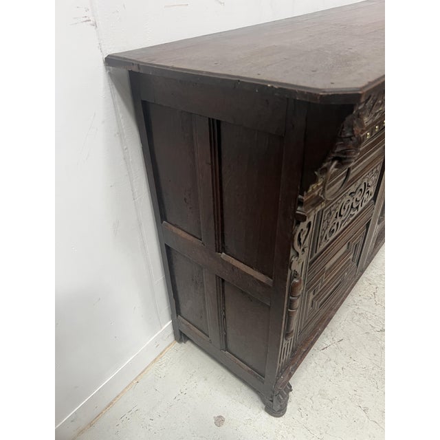 Renaissance-Style Oak Buffet, 1700s For Sale - Image 6 of 11