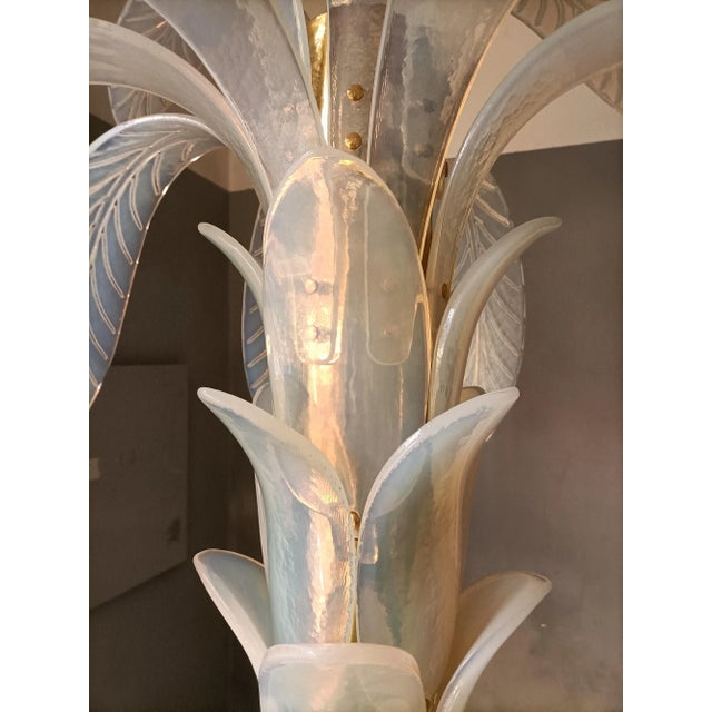 Palma Brass Structure Lamp For Sale - Image 6 of 17