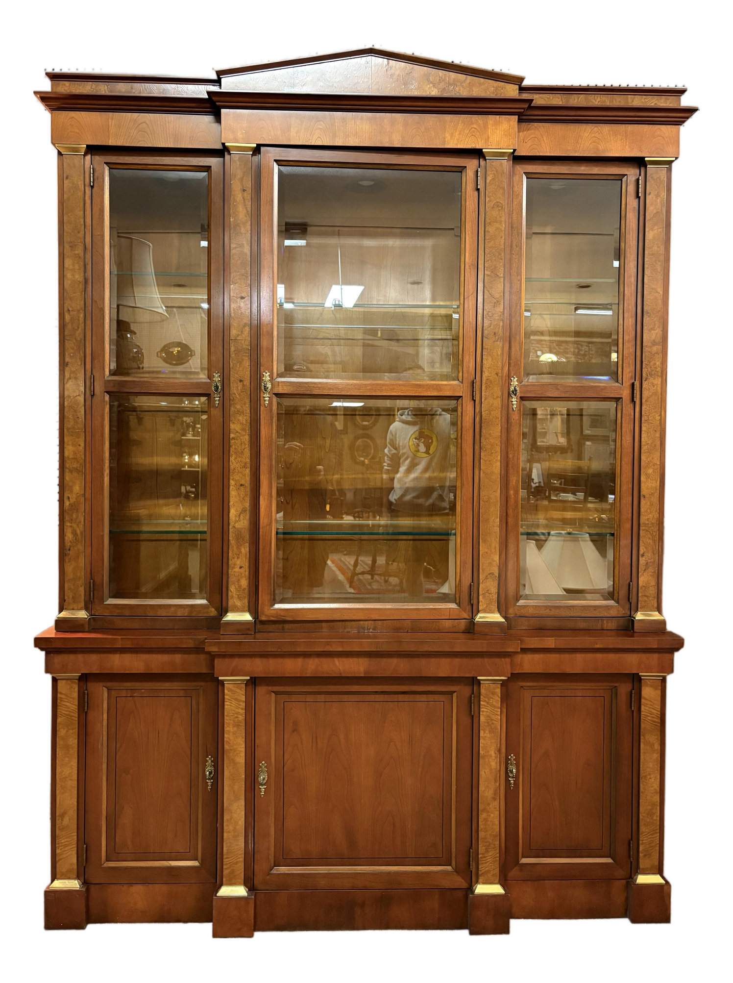 Vintage Baker Furniture Company China and Display Cabinets | Chairish