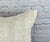 Turkish 20 x 20 Hemp Pillow Turkish Cushion Natural Grayish White Pillow Cushion Cover For Sale - Image 3 of 4
