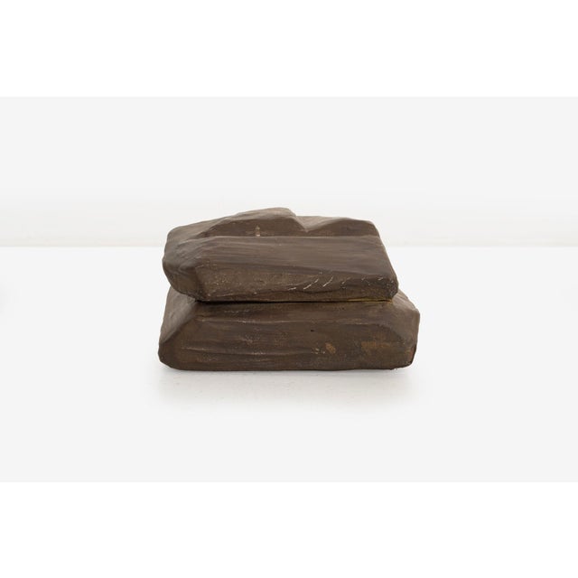 1960s Paul Evans Sculpted Bronze Resin Hinged Box For Sale - Image 12 of 13