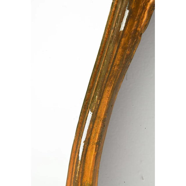 Early 20th Century Antique Carved Italian Florentine Giltwood Mirror For Sale - Image 5 of 6