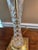 Late 20th Century Hollywood Regency Brass and Crystal Table Lamps - A Pair For Sale - Image 9 of 16