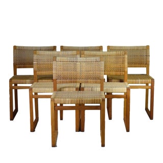 BM 61 Chairs by Børge Mogensen for Lauritsen & Søn, Set of 6 For Sale