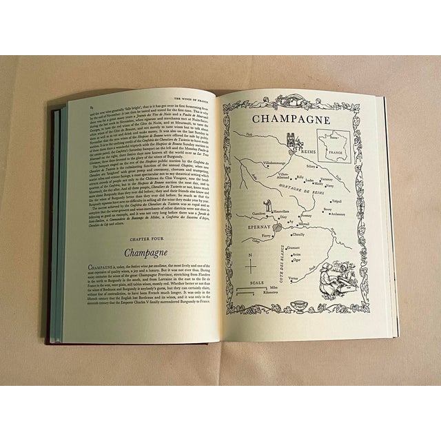 Mid 20th Century “Wines of the World” Culinary Hardcover Book & Slipcover For Sale - Image 5 of 12
