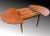 Danish Extendable Dining Table by W. J. Clausen for Brande Mobelfabrik For Sale - Image 4 of 18