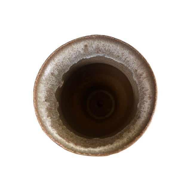 1960s Studio Ceramic Vessel Planter For Sale In Palm Springs - Image 6 of 8