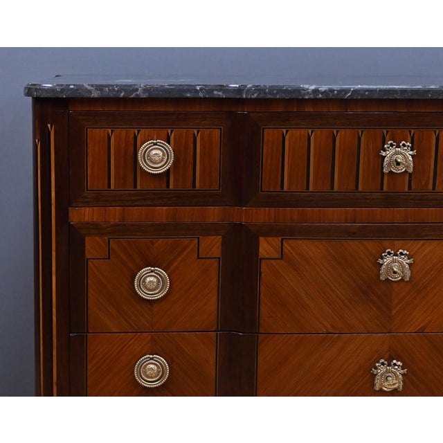 Wood Antique Chest of Drawers in Mahogany, 1890s For Sale - Image 7 of 18