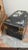 Antique Victorian Papier Mache Tea Caddy Mother of Pearl Inlay Black Lacquer Box Cut Crystal Mixing Bowl 19th Century For Sale - Image 9 of 17
