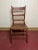 Early 20th Century Ladderback Wooden Chair For Sale In Cleveland - Image 6 of 6