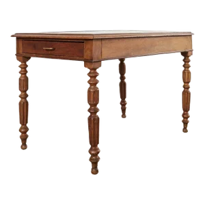 19th Century English William IV Fruitwood Writing Table or Desk