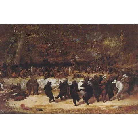 Artist: Paul Davis Title: The Bear Dance...Or Wall Street Jubilee II Year: 1983 Signed: No Medium: Offset Lithograph Paper...