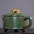 Mid 20th Century Marbled Swirl Lacquer Zisha Teapot - Asian Art Sculpture For Sale In Los Angeles - Image 6 of 7
