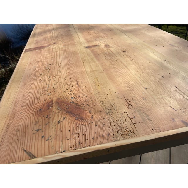 Antique Table in Fir, 1890s For Sale - Image 11 of 15