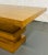 Modern Oak Double Pedestal Base Dining / Conference Table, Geometric Design For Sale - Image 11 of 13