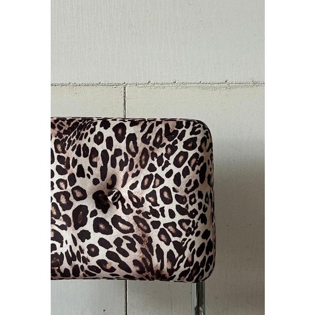 Textile Chrome Cantilever Lounge Chairs, 1970s, Set of 2 For Sale - Image 7 of 13