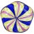 Glass Vintage Murano Cobalt Blue Pink Yellow Zafirico Ribbons Italian Art Glass Trinket Jewelry Ring Dish For Sale - Image 7 of 7