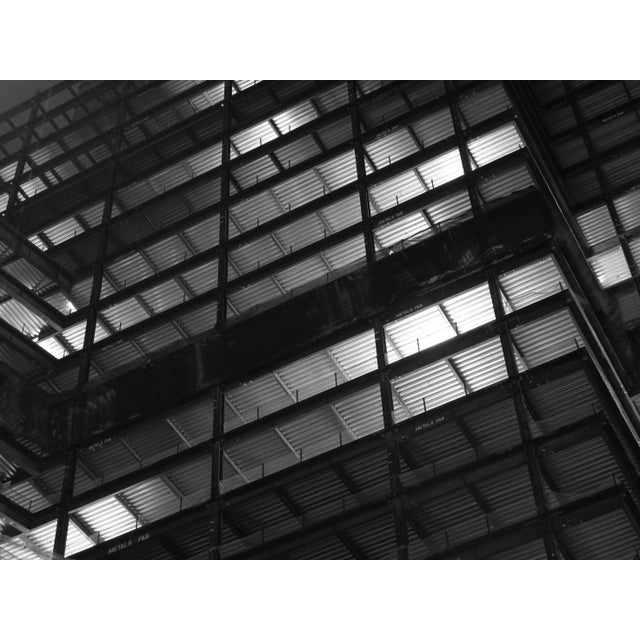 Contemporary Abstract Black & White Architectural Photographic Print For Sale