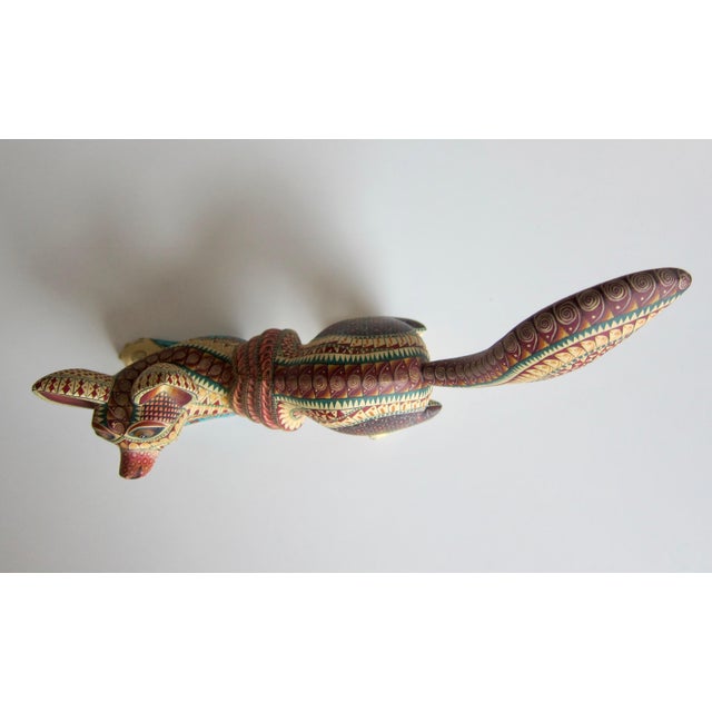 Mexican Artist, Hand Carved Alebrije Dog, 2000s, Copal For Sale - Image 6 of 8