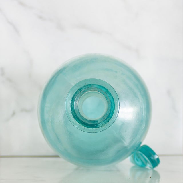 Pair of Antique Aqua Glass Medical Snake Oil Apothecary Bottles From Ny and Nj For Sale - Image 12 of 18