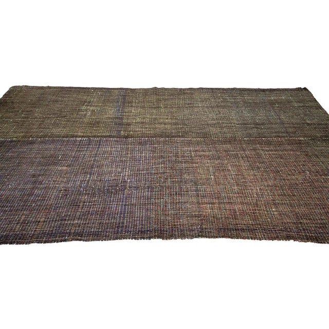 Vintage Modern Turkish Kilim Rug For Sale - Image 4 of 7