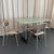 Mid 20th Century Art Deco Revival Sage Green Dinette Pedestal Dining Table For Sale - Image 4 of 8
