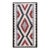 1930s Small Classic Native American Geometric Antique Navajo Flat Weave Rug For Sale