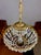 Antique French Empire Basket Style Crystal & Brass Chandelier For Sale In New York - Image 6 of 11