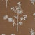 2020s Sample - Schumacher Lisbeth Embroidered Sisal Wallcovering In Brown For Sale - Image 5 of 6