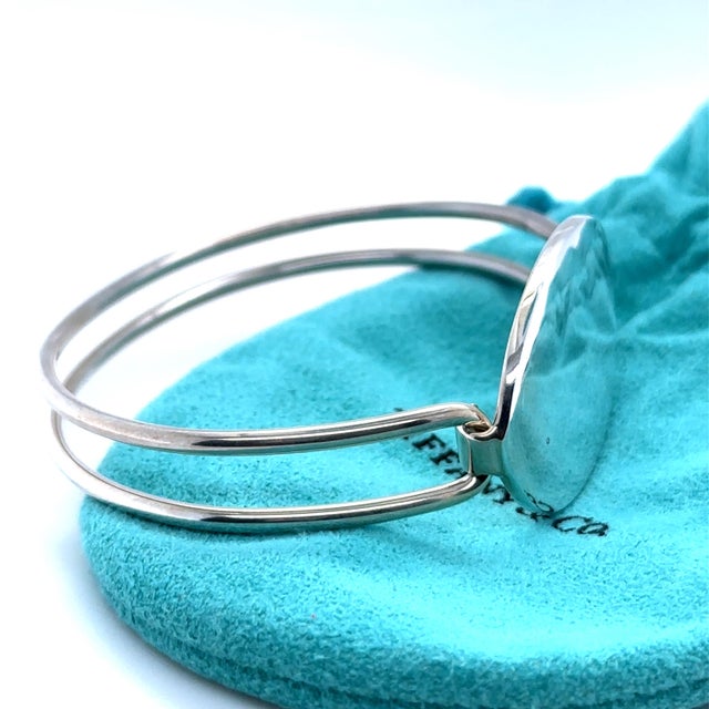 2020s Tiffany & Co. Sterling Silver Vintage Oval Id Bracelet 31.67g For Sale - Image 5 of 6