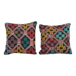 Turkish Jajim Pillow Cover - A Pair For Sale
