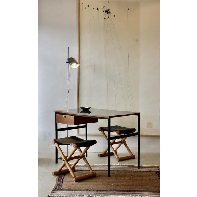 Wood Set of Vintage Stools, France, 1980s For Sale - Image 7 of 8