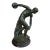 Vintage Man Throwing Discus Statue Lamp For Sale