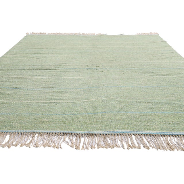 Mid-Century Modern Vintage Swedish Rollakan Rug, 06'02 X 08'05 For Sale - Image 3 of 10