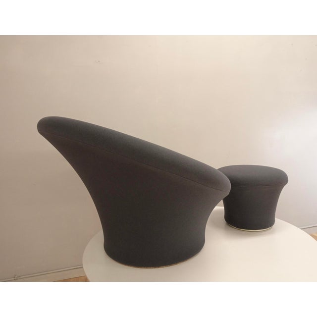 Mid-Century Modern Pierre Paulin Big Mushroom and Pouffe Early Edition For Sale - Image 3 of 18