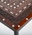 Antique Anglo Indian Coffee Table Rosewood Top With Maquetry Inlay on Custom Steel Base For Sale In New York - Image 6 of 11