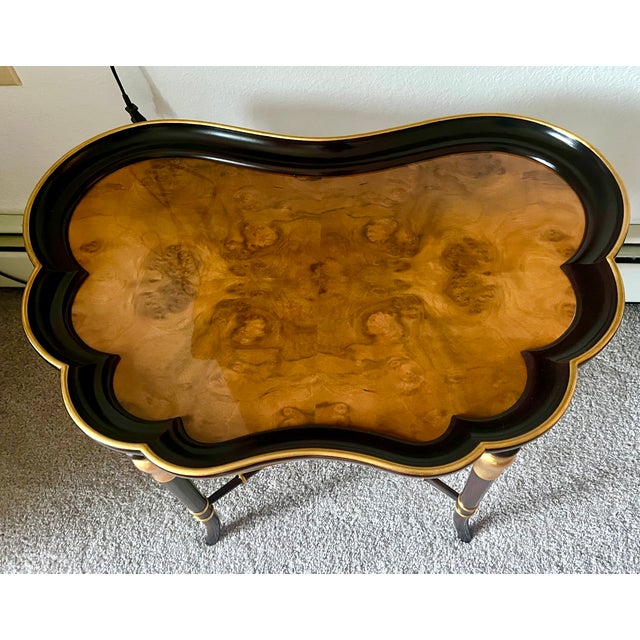 Ebony Regency Tray Table For Sale - Image 8 of 14