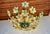 1970s Vintage Murano Style Hand-Painted Green Glass Floral Flush Mount Chandelier⁠ For Sale - Image 18 of 18