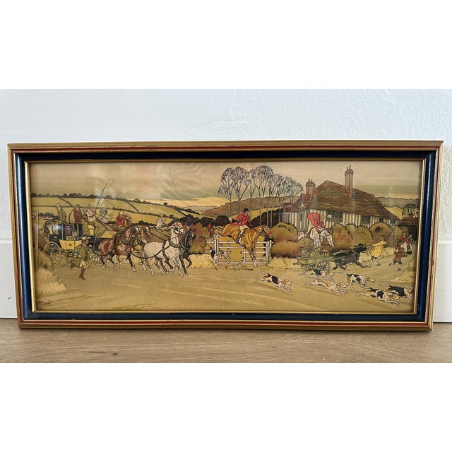 English English Hunt Scenes 19th Century - Pair For Sale - Image 3 of 10