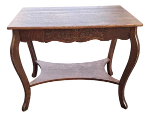 Early 20th Century Larkin Co. Quarter Sawn Tiger Oak Library Table