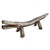 Impressive large-scale hand-carved crocodile bench from Indonesia, sculpted from a single solid log and richly detailed...
